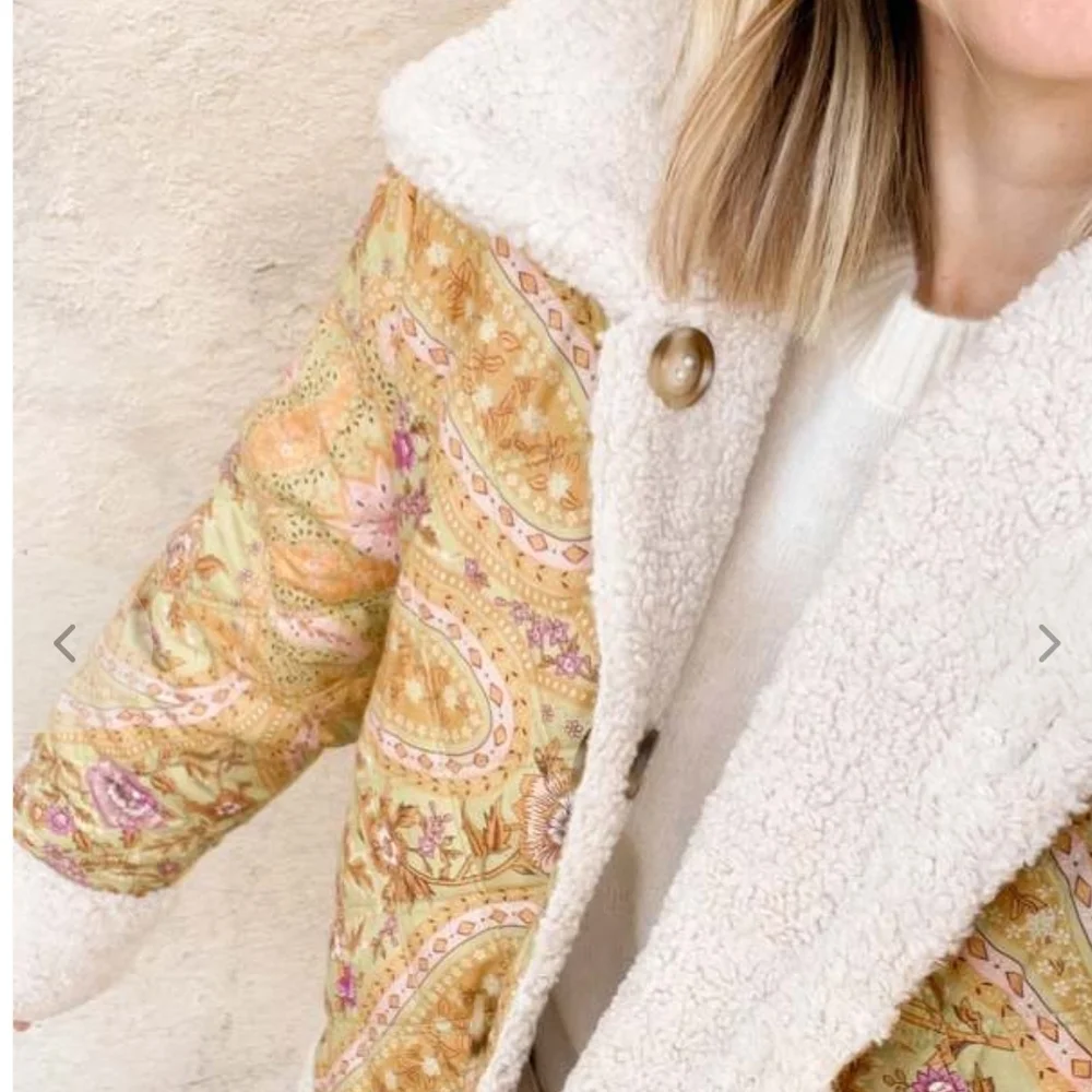 NWT Spell & the Gypsy x Free People Belladonna Reversable Sherpa Jacket Size XL - Picture 5 of 8